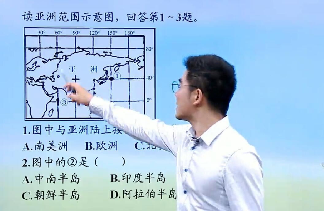  2019-2020年度初一地理同步提高下学期课程(人教版)